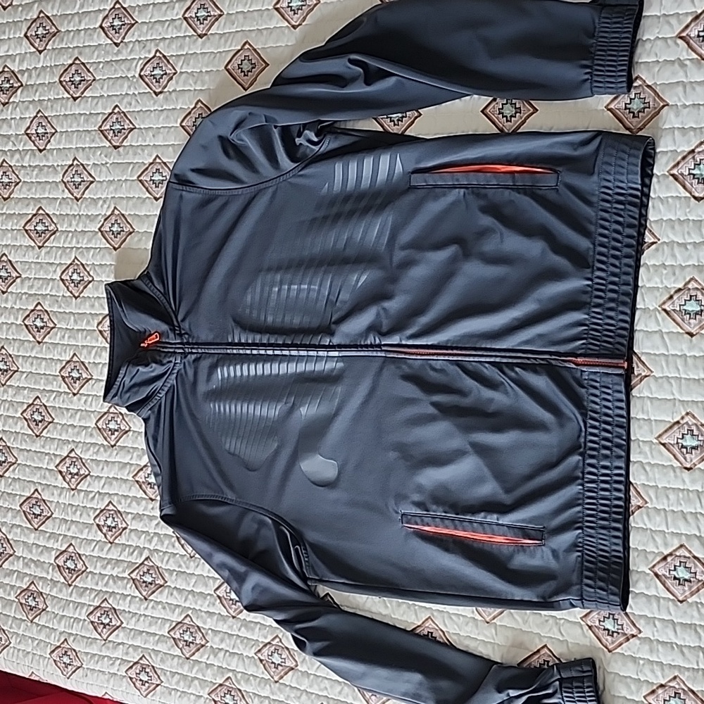 Puma Charcoal and Neon Orange Tracksuit Men - Picture 9 of 16